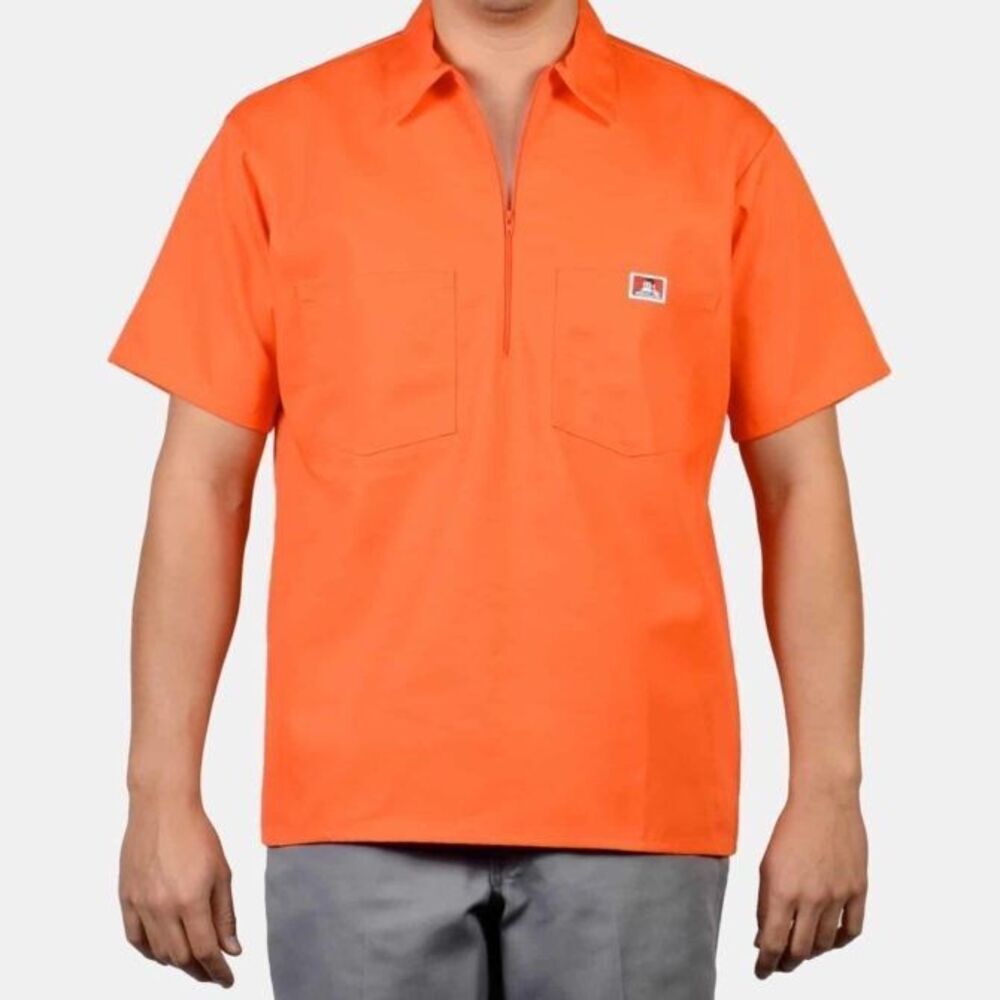 ✨Ben Davis® Short Sleeve Solid Orange Sz Medium Top✨